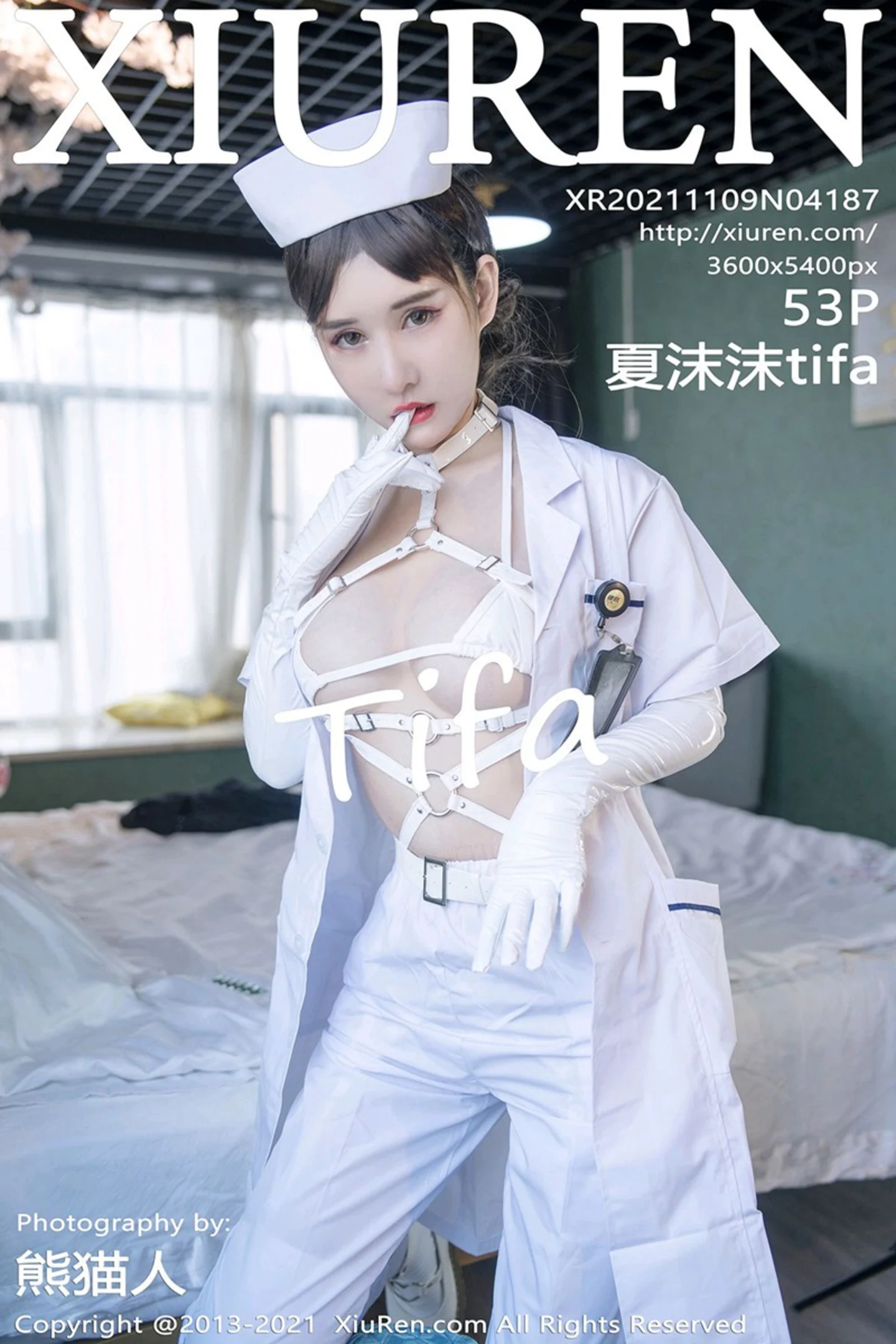 [XiuRen秀人网]No.4187_新晋模特夏沫沫tife私房白色情趣护士装秀火辣身材豪乳诱惑写真52P-秀人网 - XiuRen.Space